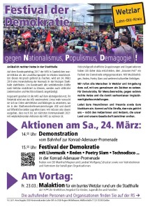 24.3. gegen NPD in Wetzlar