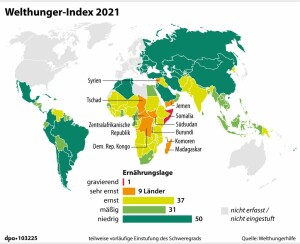 Welthunger-Index 2021 (14.10.2021)