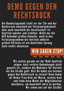 Nie wieder ist jetzt! Gegen den Rechtsruck - für Menschenrechte @ Berliner Platz